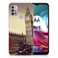 Motorola Moto G30 | G10 | Silliconen Back Cover | Londen