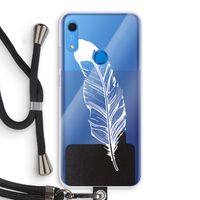 Pluim: Huawei Y6s Transparant Hoesje met koord