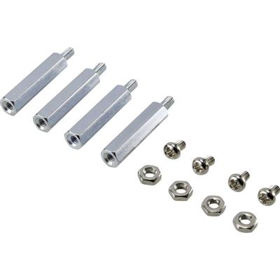 Renkforce Bevestingingsset Geschikt voor serie: Raspberry Pi® Zilver
