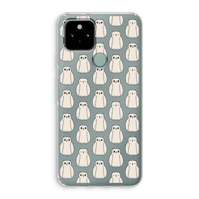Uilen: Google Pixel 5 Transparant Hoesje