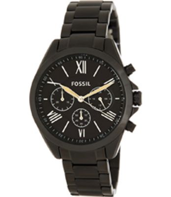 Horlogeband Fossil BQ3032 Roestvrij staal (RVS) Zwart 18mm