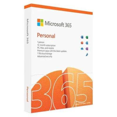 Microsoft QQ2-01897 365 Personal UK, 1 Year, P10, Windows 10 / MacOS only