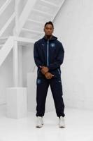 Manchester City Tech Woven Trainingspak Senior 2025/2026 Donkerblauw - Maat S - Kleur: DonkerblauwLichtblauw | Soccerfanshop