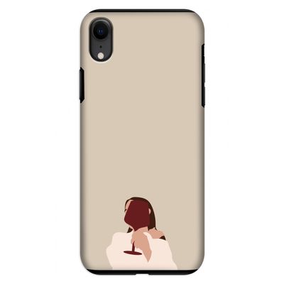 I drink wine: iPhone XR Tough Case