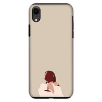 I drink wine: iPhone XR Tough Case