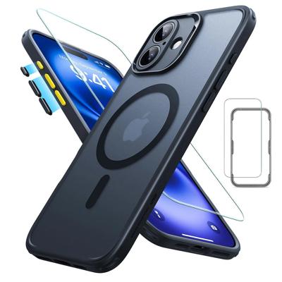 iPhone 16 Plus Classic Pro Case (HaloLock) Set - Frosted Black