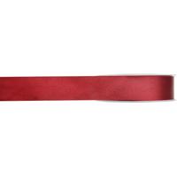 Cadeau sierlint - satijn - bordeaux rood - 1 cm x 25 meter - Cadeaulinten ribbon - glans - inpakken - thumbnail