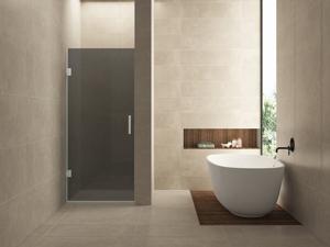 Glas voor nisdeur Wiesbaden Less | 80x200 cm | Nano | Rookglas