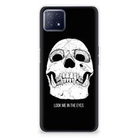 Silicone Back Case OPPO A53 5G | OPPO A73 5G Skull Eyes - thumbnail