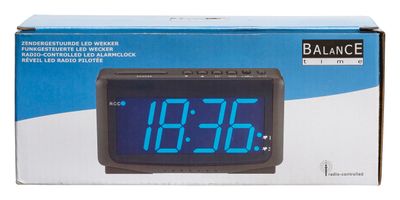 Balance HE-CLOCK-65 Led-wekker Zendergestuurd