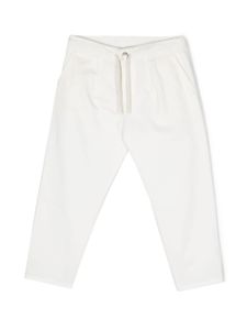 Emporio Armani Kids pantalon de jogging à lien de resserrage - Tons neutres