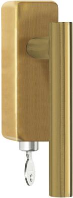 Formani Basics LB7-DKLOCK-O draaikiepgarnituur afsluitbaar - PVD mat goud