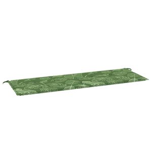 vidaXL Tuinbankkussen 150x50x3 cm oxford stof bladpatroon