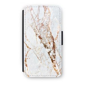 Goud marmer: iPhone XS Flip Hoesje