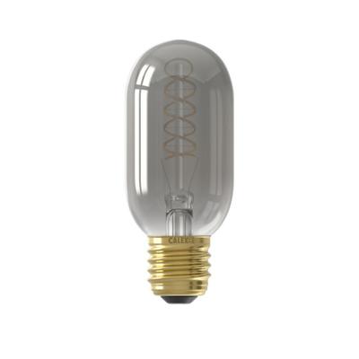 LED Flex Filament Buismodel T45 220-240V 4W E27 136lm 1800K Titanium, dimbaar - Calex