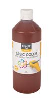 Plakkaatverf creall basic donkerbruin 500ml