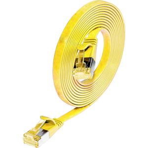 Wirewin 9120042366825 RJ45 Netwerkkabel, patchkabel CAT 6A U/FTP 0.50 m Geel 1 stuk(s)