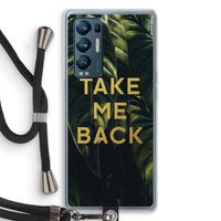 Take me back: Oppo Find X3 Neo Transparant Hoesje met koord