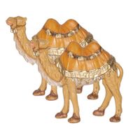 Euromarchi kameel miniatuur beeldjes - 2x - 10 cm - dierenbeeldjes - Beeldjes