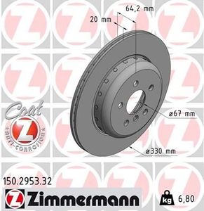 Remschijf FORMULA F COAT Z 150295332