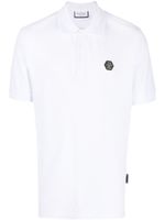 Philipp Plein polo à patch logo - Blanc