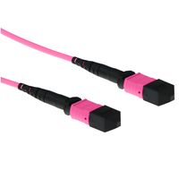 ACT RL7762 Glasvezel Patchkabel 50/125 OM4 MTP(MPO) Female/MPO Female Polarity B - 2 meter - thumbnail