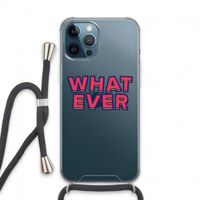 Whatever: iPhone 13 Pro Max Transparant Hoesje met koord