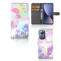 Xiaomi 12 Pro | Telefoonhoesje | Met pasjeshouder | Bird