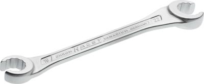 HAZET Dubbele ringsleutel · open 612-19X22 · Buitentwaalfkant profiel · SW 19 x 22 mm