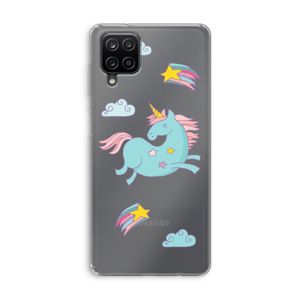 Vliegende eenhoorn: Samsung Galaxy A12 Transparant Hoesje
