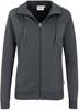 Hakro 406 Women's sweat jacket College - Anthracite - 2XL