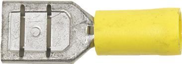 HELLA Fl.st.huels.2,5-6,0 50st yellow 6.3x0.8mm