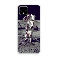 Spaceman: Pixel 4 Transparant Hoesje