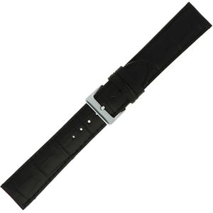 Morellato Horlogebandje Croco Zwart 16mm