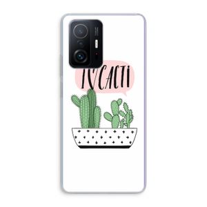 I love cacti: Xiaomi 11T Pro Transparant Hoesje