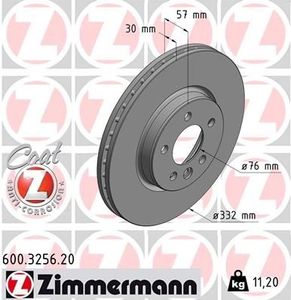 Remschijf Coat Z 600325620