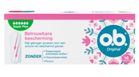 OB Original Tampons Super Plus - met gebogen groeven