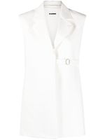 Jil Sander débardeur à taille ceinturée - Blanc Jil Sander débardeur à taille ceinturée - Blanc