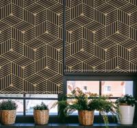 Rolgordijnen elegant Gouden geometrisch decopatroon