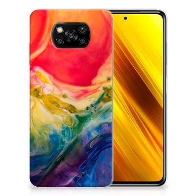 Hoesje maken Xiaomi Poco X3 | Poco X3 Pro Watercolor Dark Hoesje maken Xiaomi Poco X3 | Poco X3 Pro Watercolor Dark