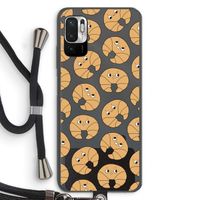Croissant: Xiaomi Redmi Note 10 5G Transparant Hoesje met koord