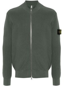 Stone Island cardigan à col v - Vert