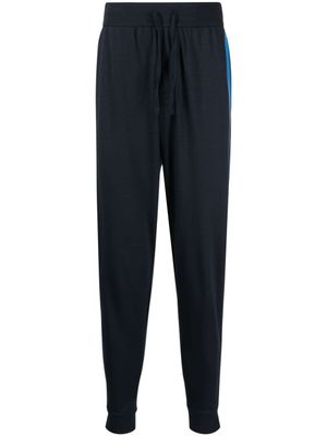 BOSS pantalon de jogging Authentic à bande logo - Bleu