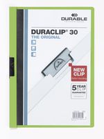 Durable Duraclip 30 stofklepmap PVC Groen, Transparant - thumbnail