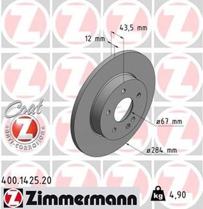 Remschijf Coat Z 400142520