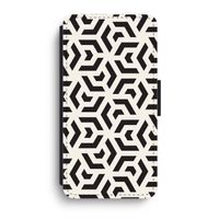 Crazy pattern: iPhone XR Flip Hoesje