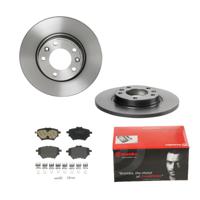 Remmenset, remschijf BREMBO, Remschijftype: Massief, Inbouwplaats: Achteras: , u.a. für Citroën, Peugeot, Opel, Vauxhall, Toyota - thumbnail