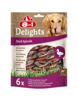 8in1 8in1 Delights Spirals Duck Snack 6st