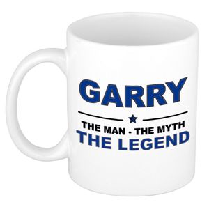 Garry The man, The myth the legend cadeau koffie mok / thee beker 300 ml