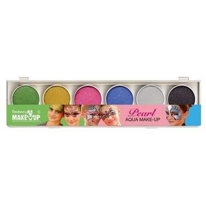 Schmink set glitter make-up 6 kleuren